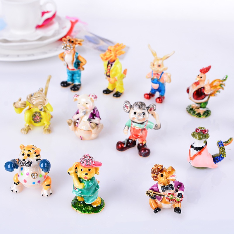 Cartoon zodiac jewelry box