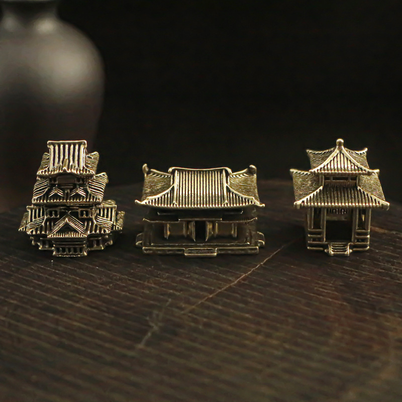 PrevNext  Vintage architectural model ornament made of brass material