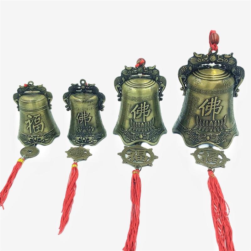 Double Dragon Buddha Bell Temple Scenic Area Wind Chime Ornament