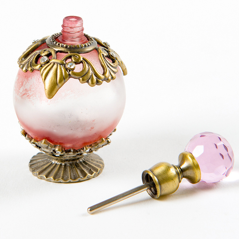 Metal enamel perfume bottle