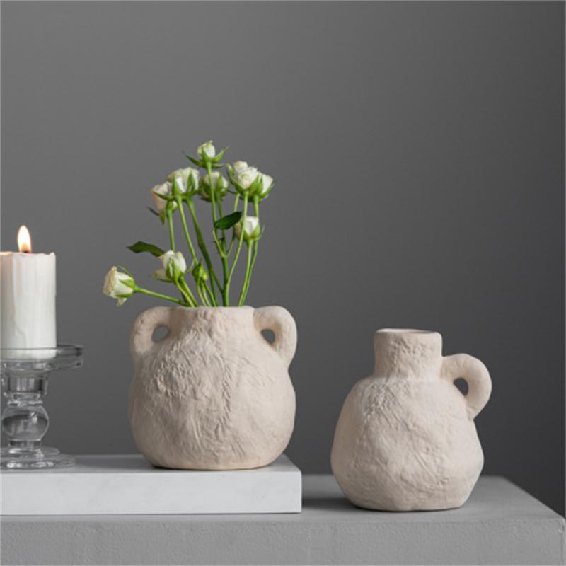 Stone patterned ceramic vases, handicrafts and ornaments
