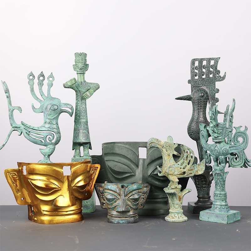 Antique “Sanxingdui Bronze Ware” Reproduction Crafts