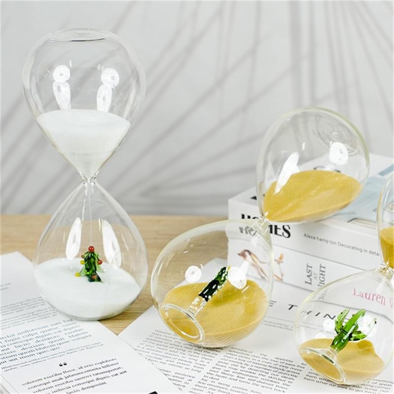 High borosilicate glass hourglass timer