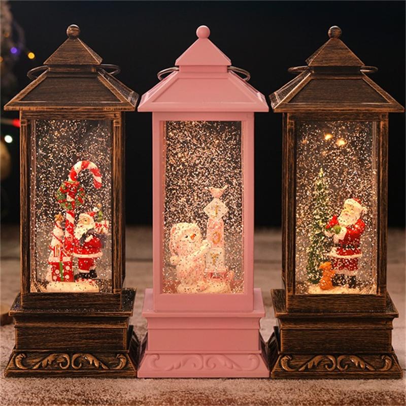 Christmas snowman lamp decorative crafts