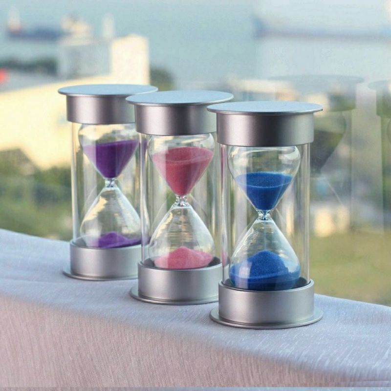 Double cone time hourglass ornament