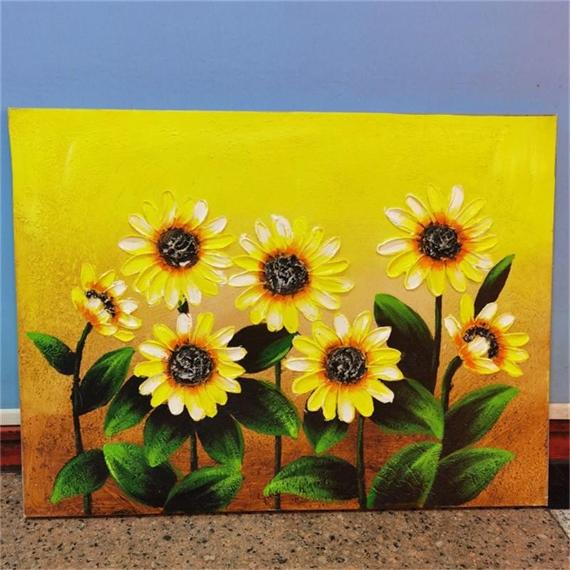 Sunflower pattern oil painting decoration