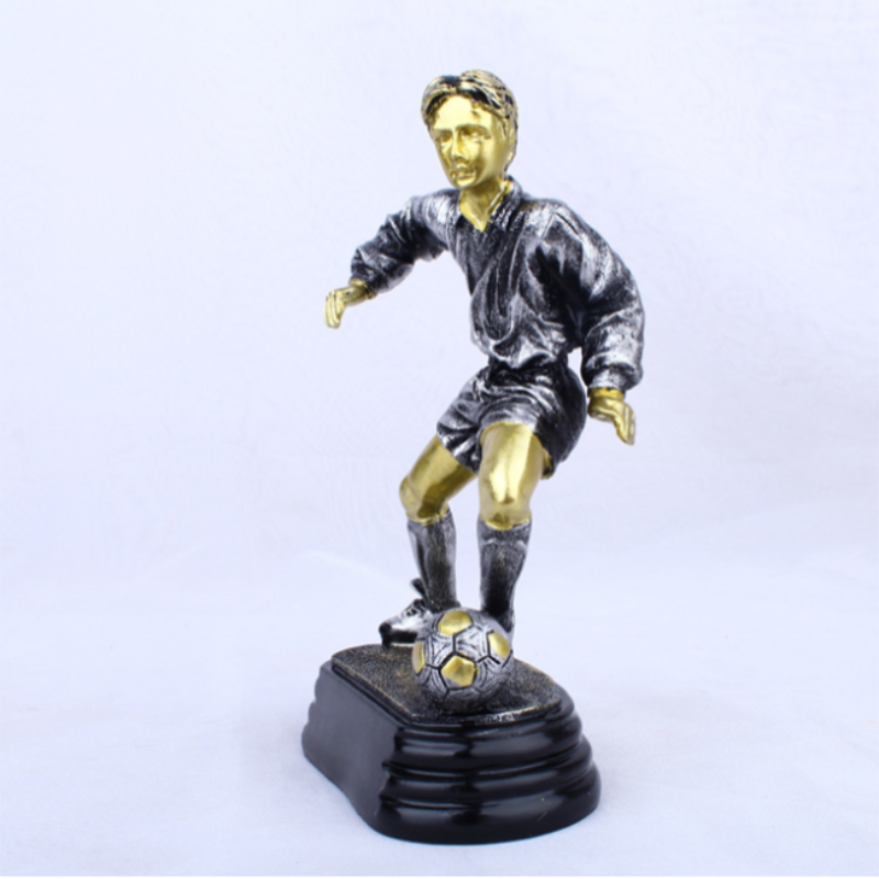 Retro football player home decoration