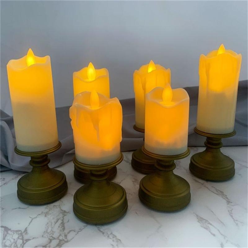 Retro simulation electronic candle light