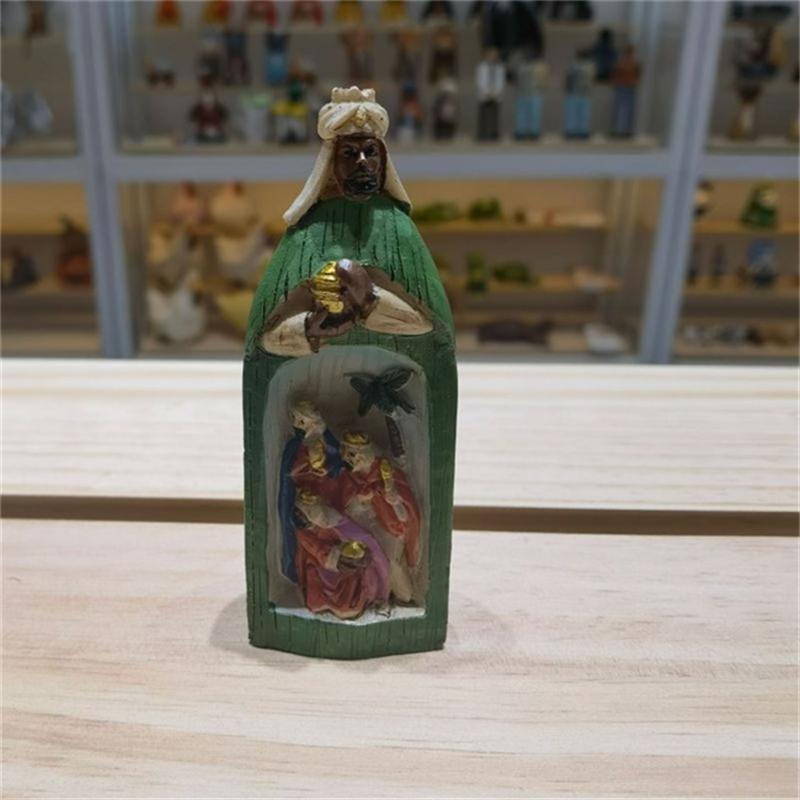 European retro three wise resin ornament