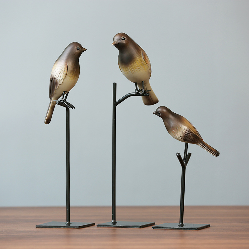 Creative Bird-on-a-Branch Decorative