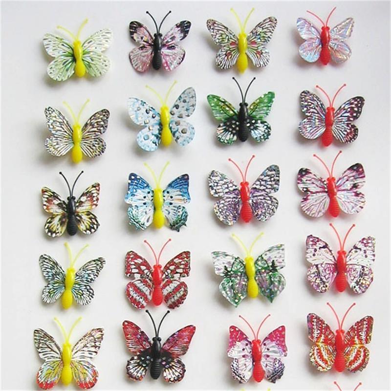 4cm Laser Butterfly Fridge Magnet Decor