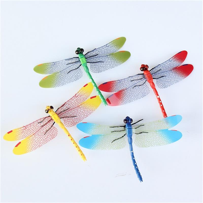 The 14cm Lifelike Colorful Dragonfly Fridge Magnet