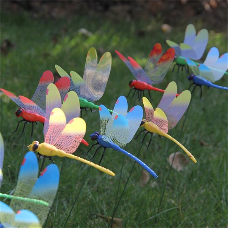 The 14cm Lifelike Colorful Dragonfly Fridge Magnet
