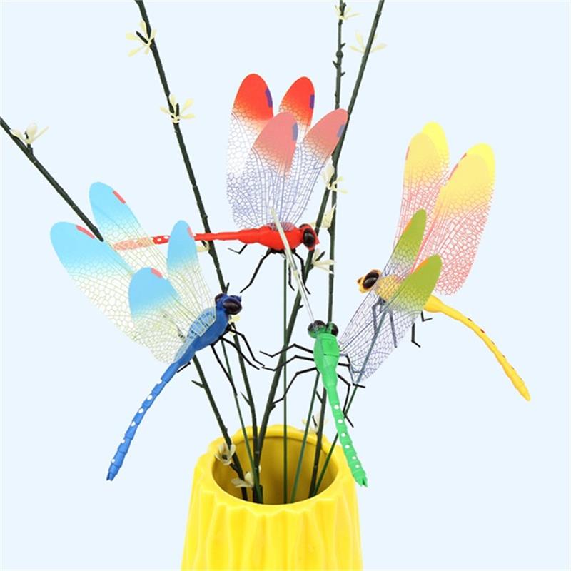 The 14cm Lifelike Colorful Dragonfly Fridge Magnet
