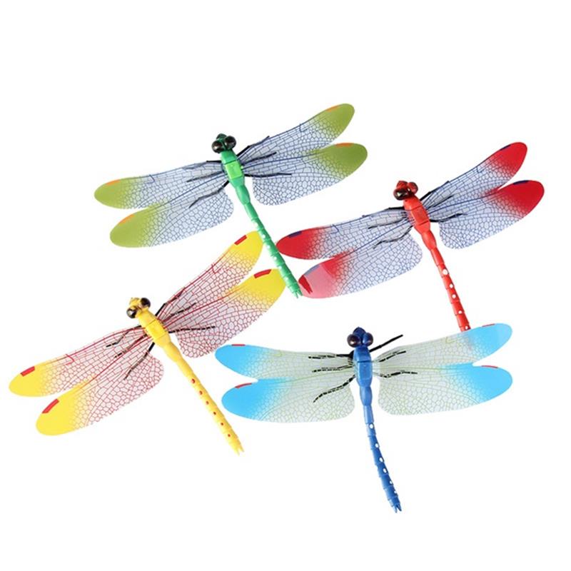 The 14cm Lifelike Colorful Dragonfly Fridge Magnet