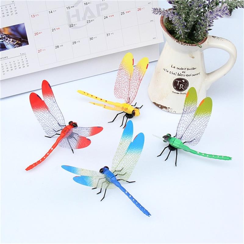 The 14cm Lifelike Colorful Dragonfly Fridge Magnet