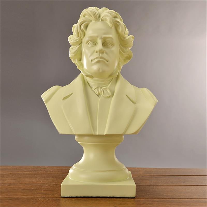 Ludwig van Beethoven Bust Sculpture Decor