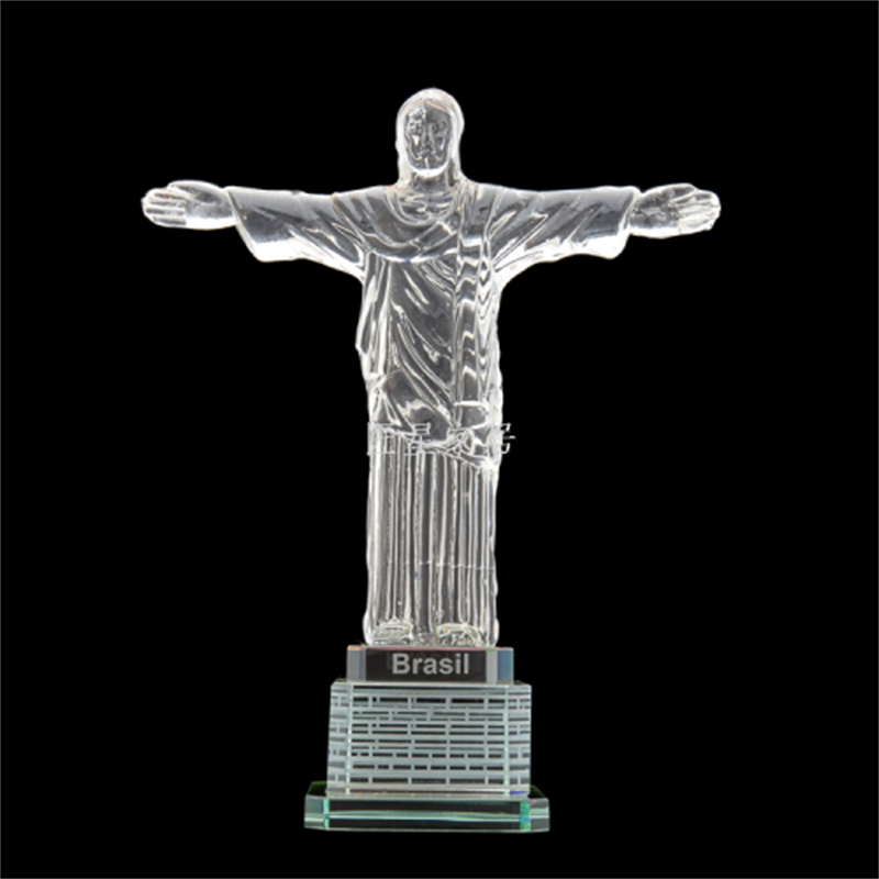 Christ the Redeemer Crystal Statue