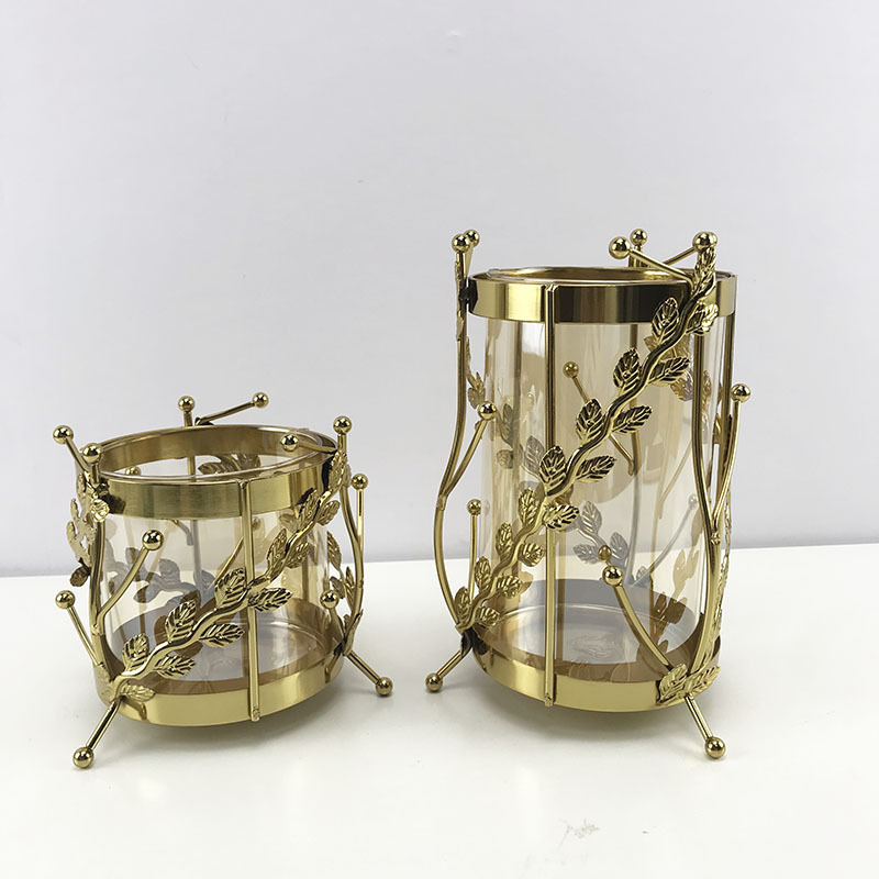 The Metal-Edged Glass Vase