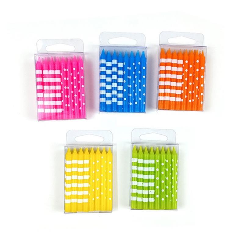 Decorative Birthday Candles in PVC Box