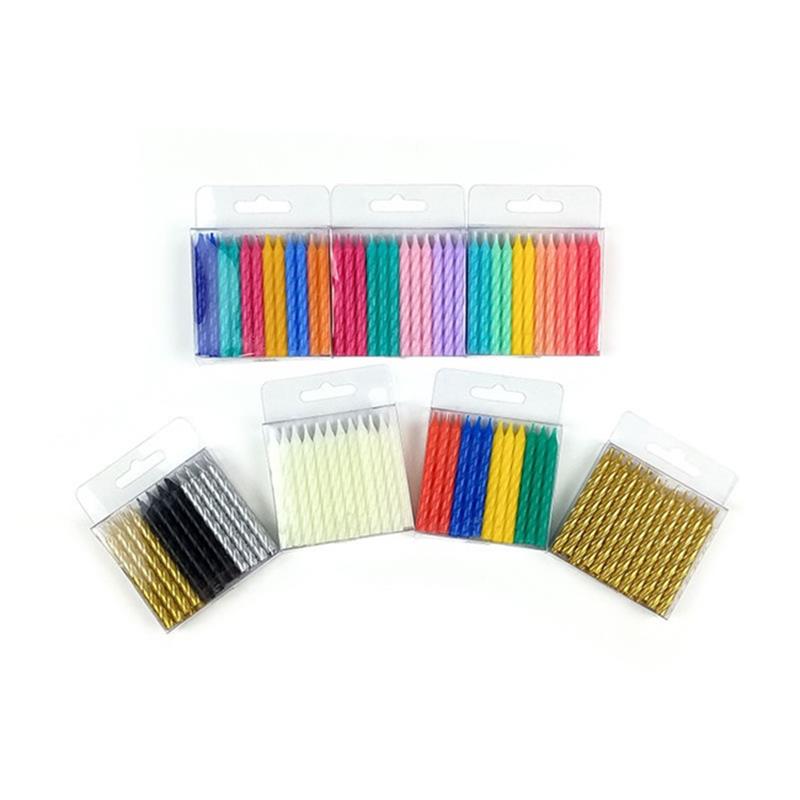 Decorative Birthday Candles in PVC Box