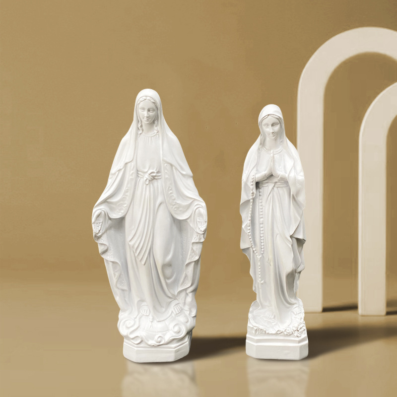 European religious figure statue resin ornament
