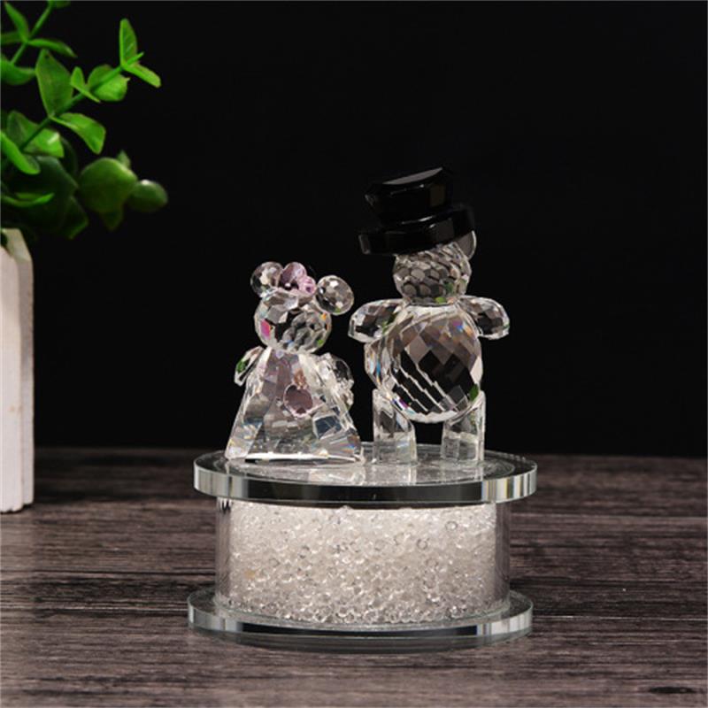 Wedding Bear Crystal Car Ornament – Love, Art, and Meaning in One Piece