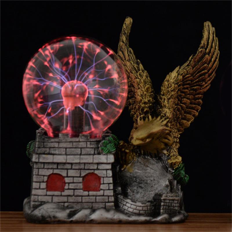 Eagle Plasma Ball Resin Ornament