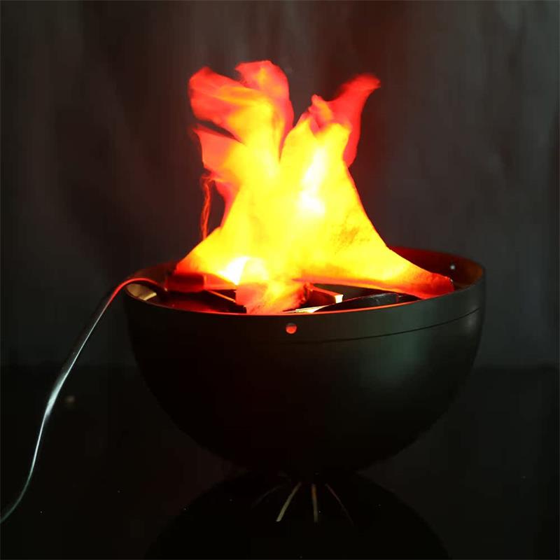 Simulated Hanging Flame Resin Artware