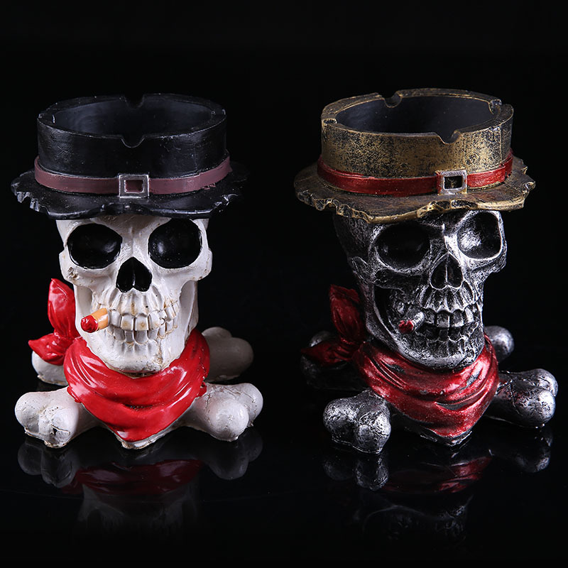 Skull Ashtray: Creative Gothic Decor & Gift