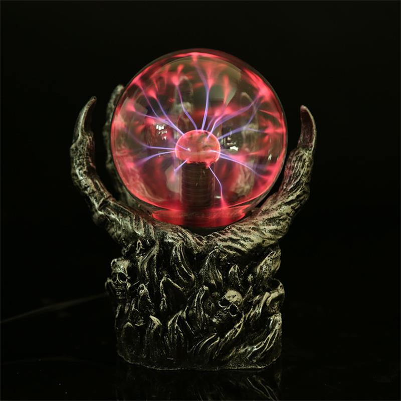 Skull Hand Crystal Ball: Gothic Home Decor & Gift
