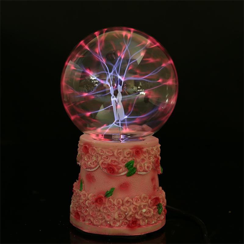 Two Children Figurine with Magic Ball