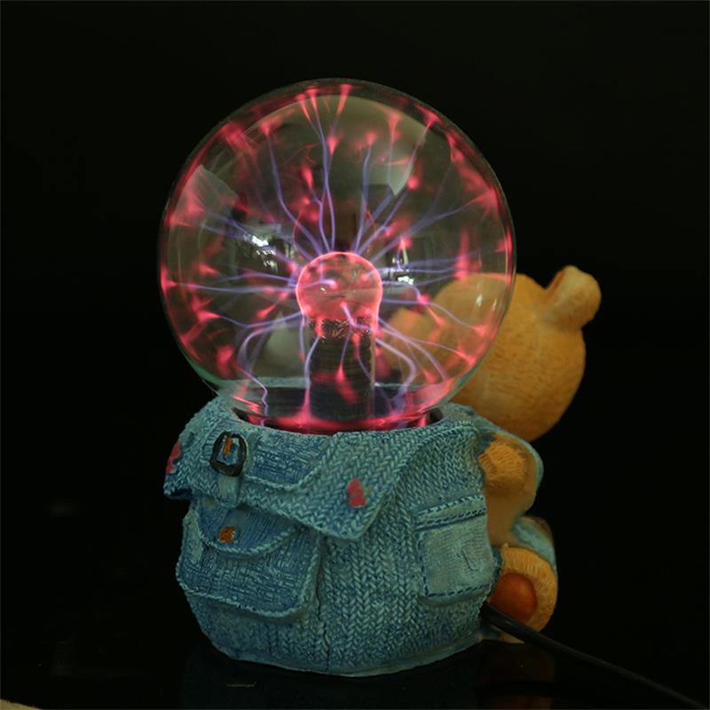 Bear and Backpack Plasma Ball