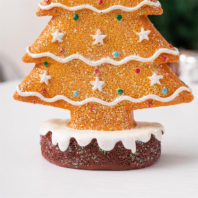 Christmas tree resin crafts holiday tabletop decor