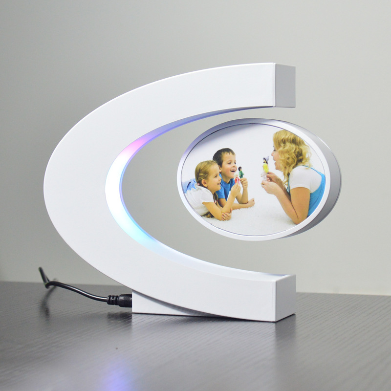 Magnetic Levitation C-Shape Photo Frame